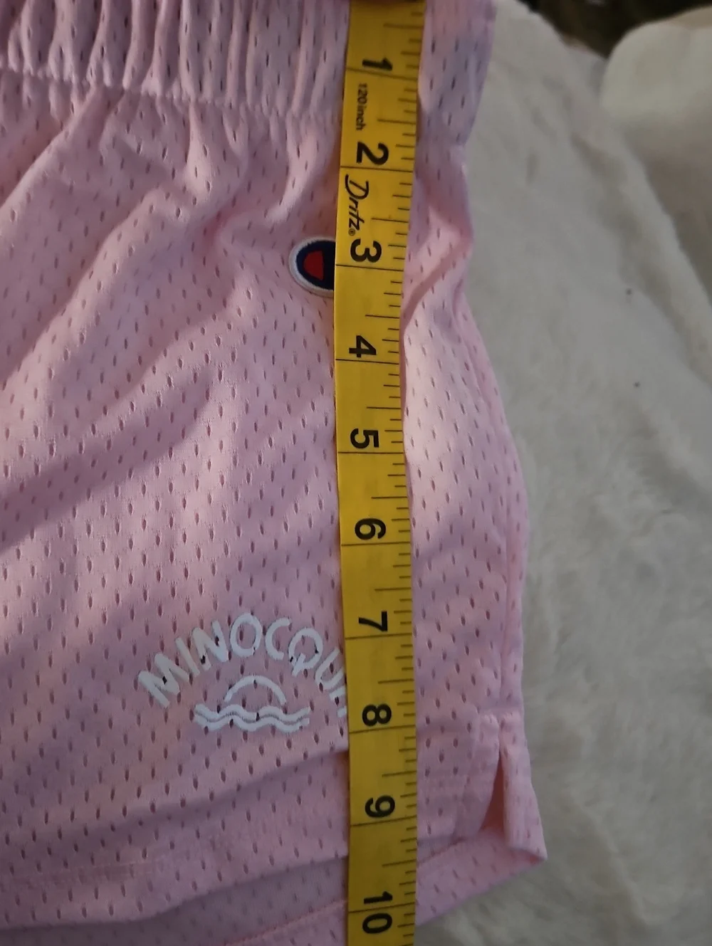 Champion Women's Pink Mesh Athletic Shorts